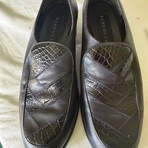 Bandolino Black woman’s Croc-Accent Slip-Ons
